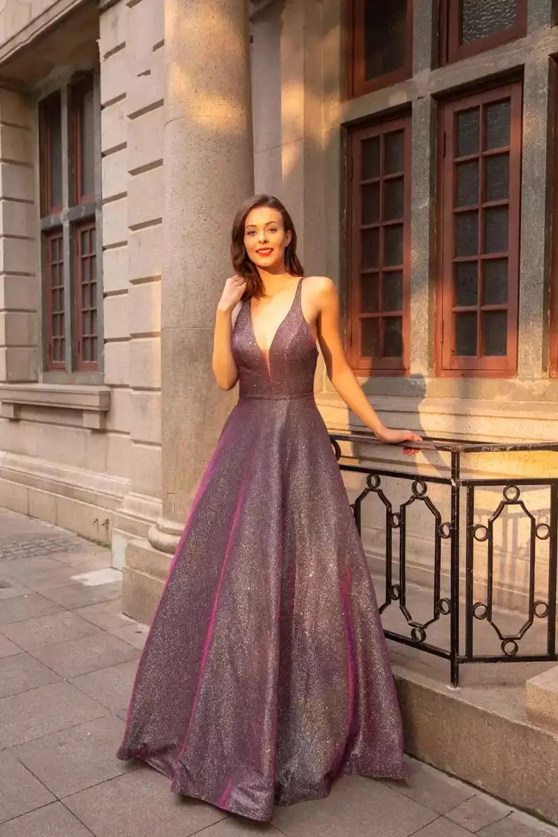 Elegant Simple Shining Gown - MSCOOCO