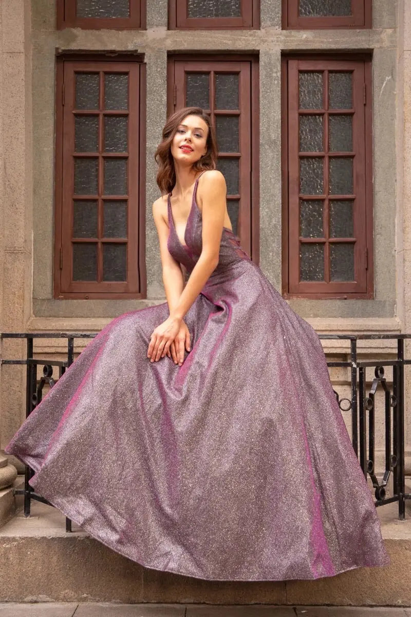Elegant Simple Shining Gown - MSCOOCO