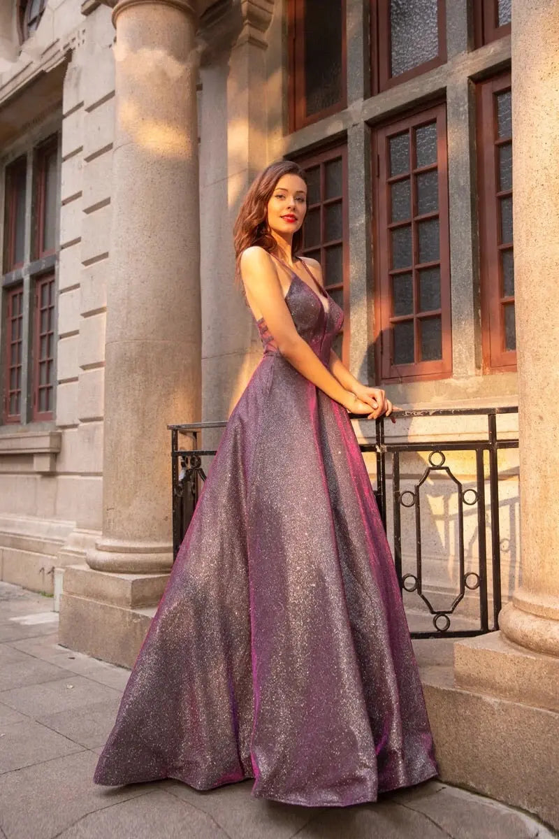 Elegant Simple Shining Gown - MSCOOCO