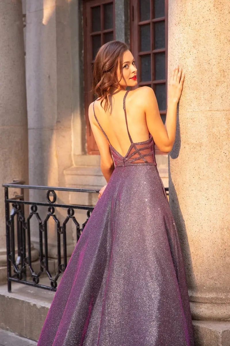 Elegant Simple Shining Gown - MSCOOCO