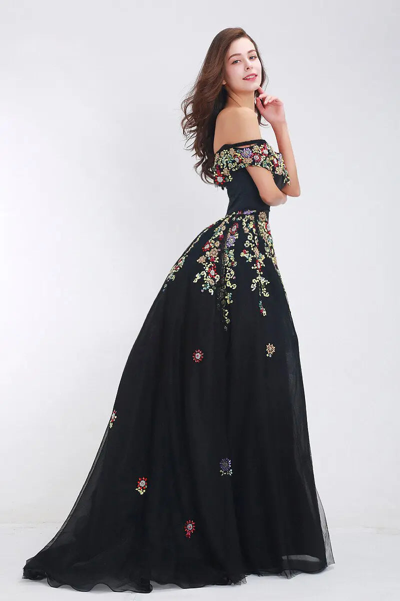 HAVEN - Elegant Detachable Train Prom Gown Mscooco.co.uk