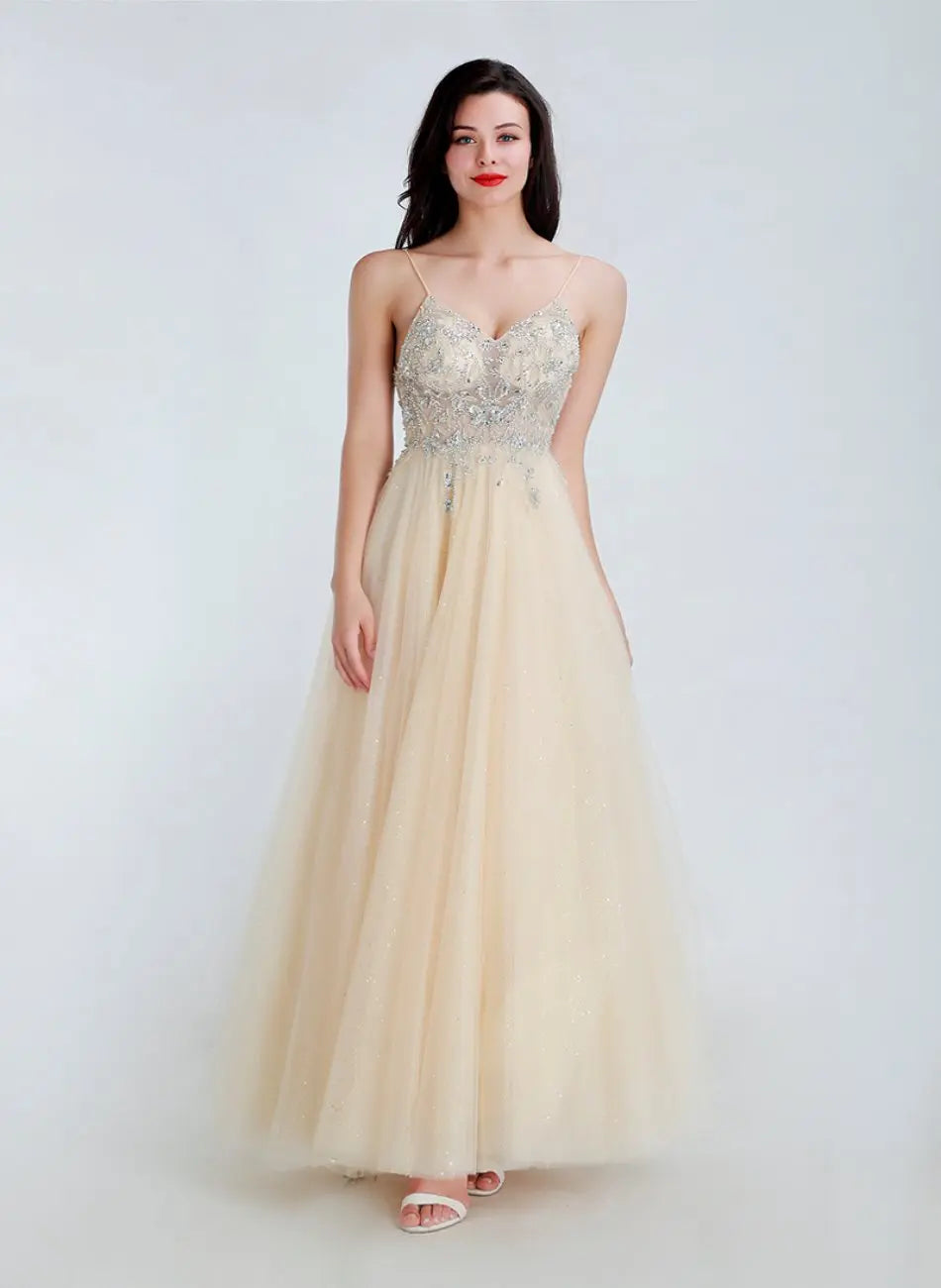 NATALIYA - Embellished Maxi Dress Mscooco.co.uk