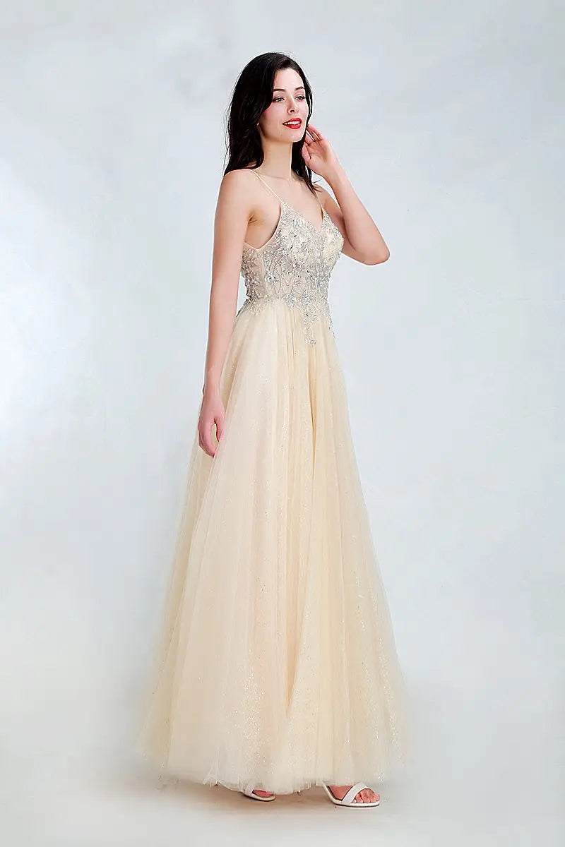 NATALIYA - Embellished Maxi Dress Mscooco.co.uk
