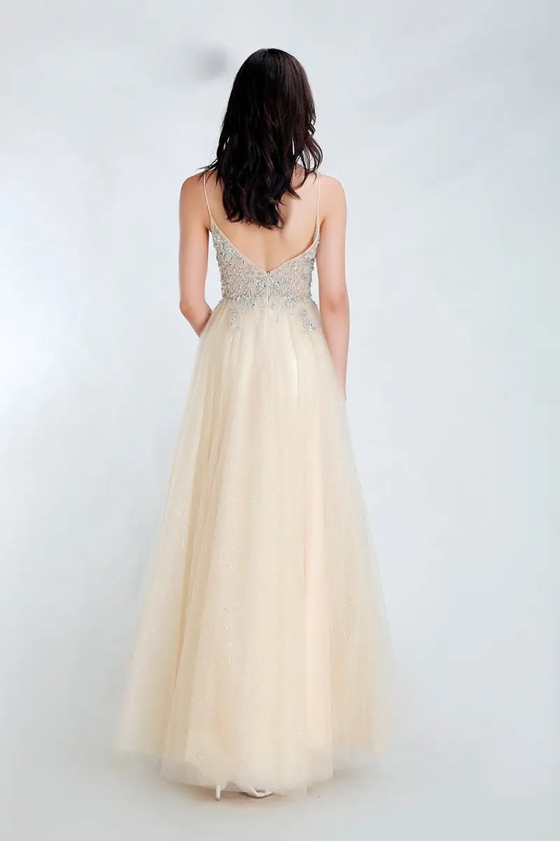 NATALIYA - Embellished Maxi Dress Mscooco.co.uk