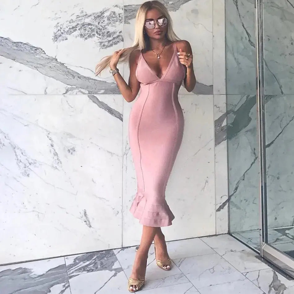 New Sexy Spaghetti Strap Mermaid Dresses