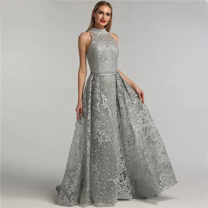 Valentina Embroidery Diamonds Mermaid Formal Gown Mscooco.co.uk