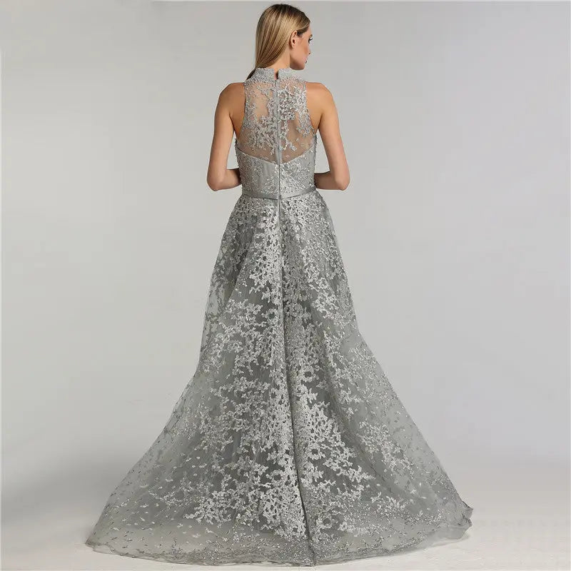 Valentina Embroidery Diamonds Mermaid Formal Gown Mscooco.co.uk