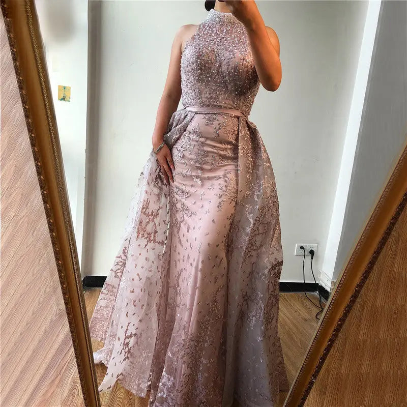 Valentina Embroidery Diamonds Mermaid Formal Gown Mscooco.co.uk