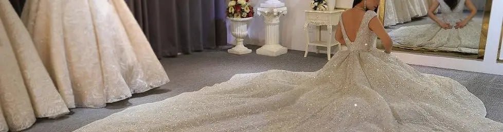 2021 Heavy Beading Luxury Wedding Dress - Mscooco.co.uk
