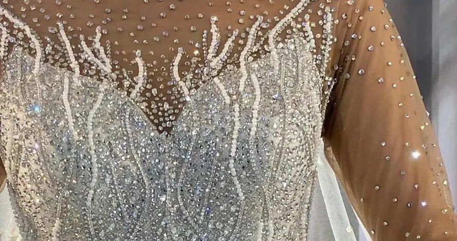 2021 Luxury Beading Wedding Dress - Mscooco.co.uk