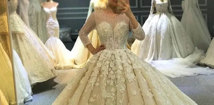 2021 New design Wedding Dress - Mscooco.co.uk