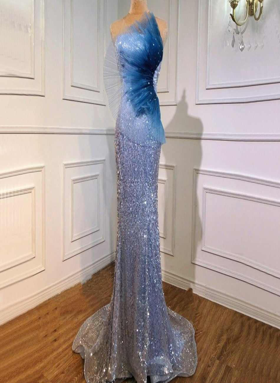 Rowan Mermaid Strapless Formal Dress Mscooco.co.uk