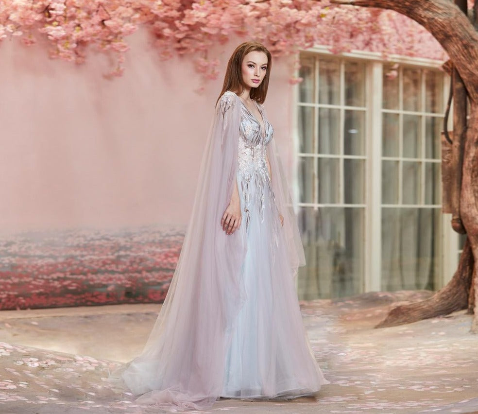 Severine Elegant Appliques A Line Formal Dress Mscooco.co.uk