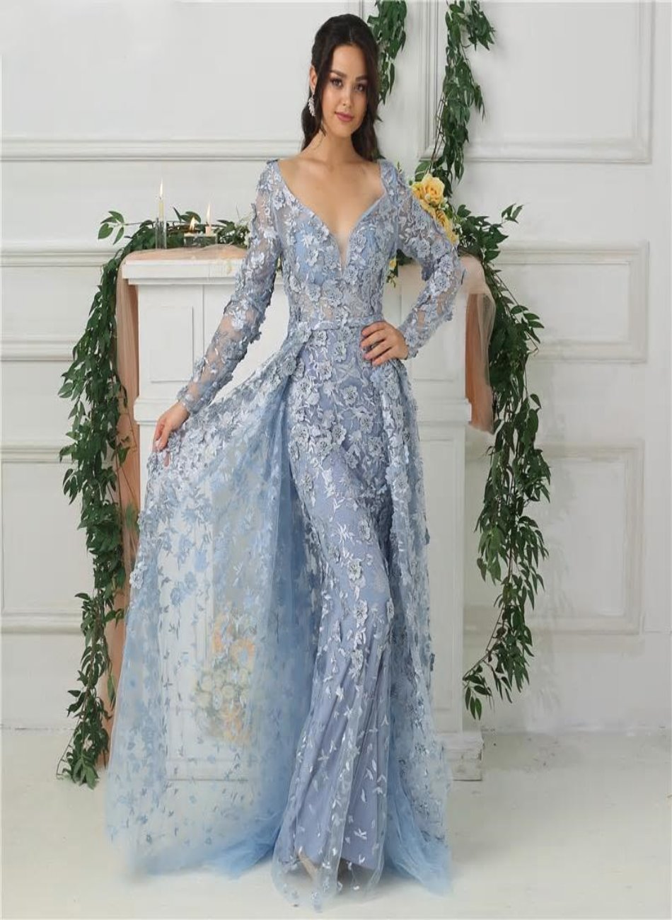 ZARIN - Appliques Mermaid Evening Dress Mscooco.co.uk