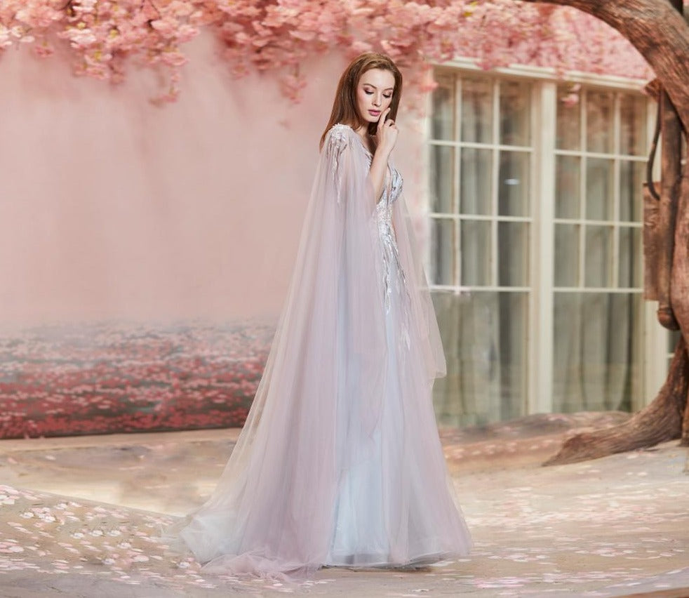 Severine Elegant Appliques A Line Formal Dress Mscooco.co.uk