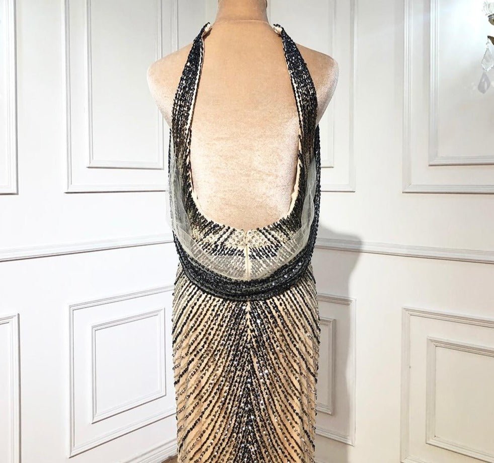 Aadhya Mermaid Elegant Beading Evening Dress - Mscooco.co.uk