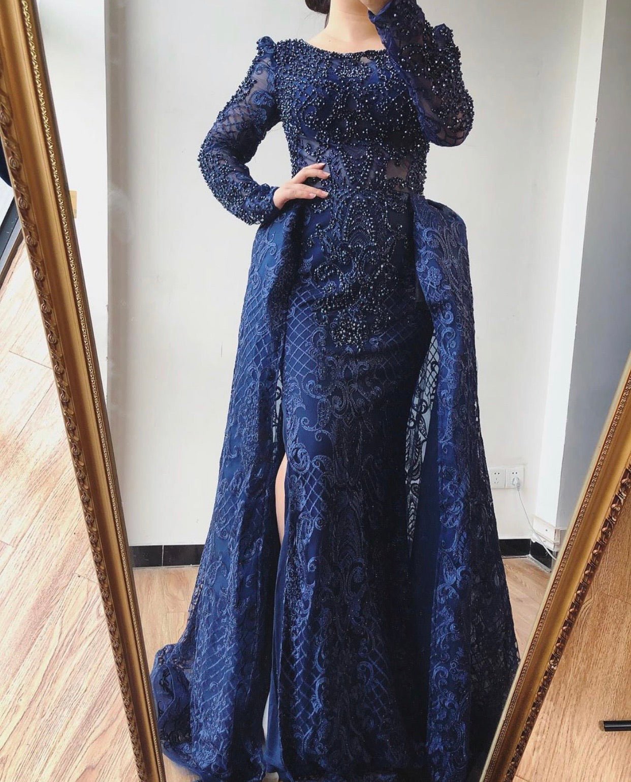 Alisha Beading Sequins Embellished Formal Dress - Mscooco.co.uk