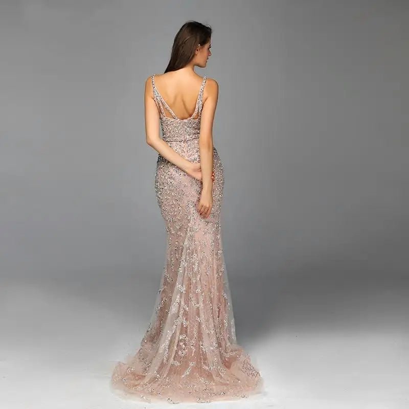 ALYSSA - Diamond beading Gown - Mscooco.co.uk