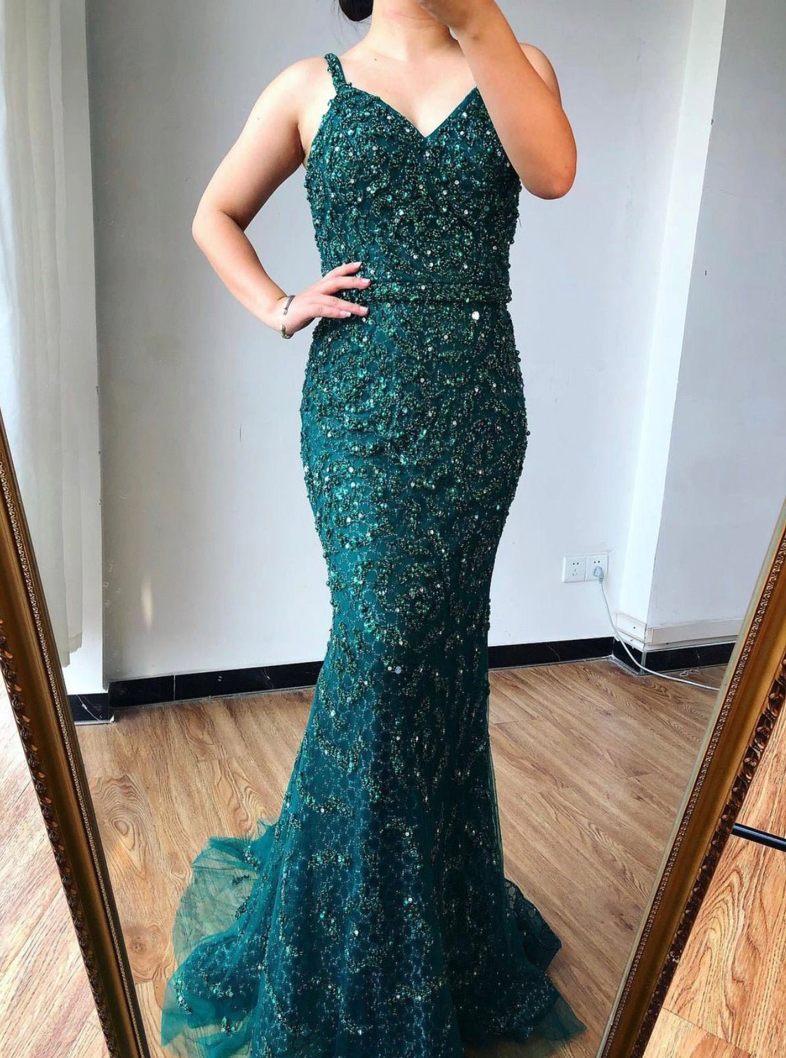 ALYSSA - Diamond beading Gown - Mscooco.co.uk