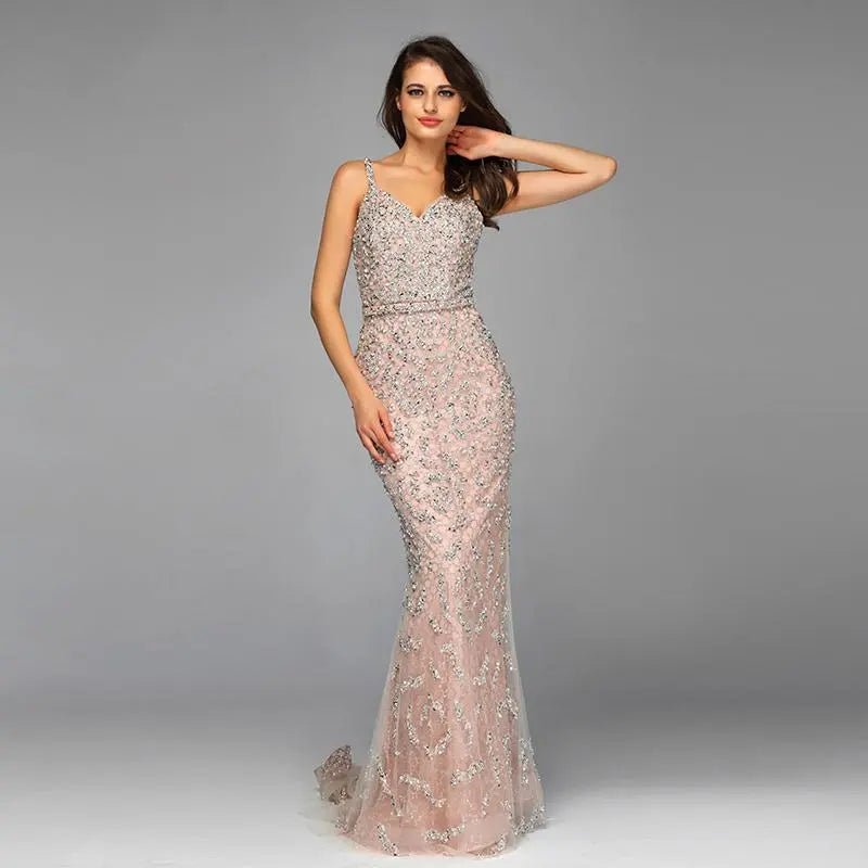 ALYSSA - Diamond beading Gown - Mscooco.co.uk
