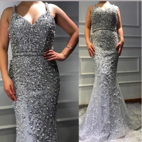 ALYSSA - Diamond beading Gown - Mscooco.co.uk