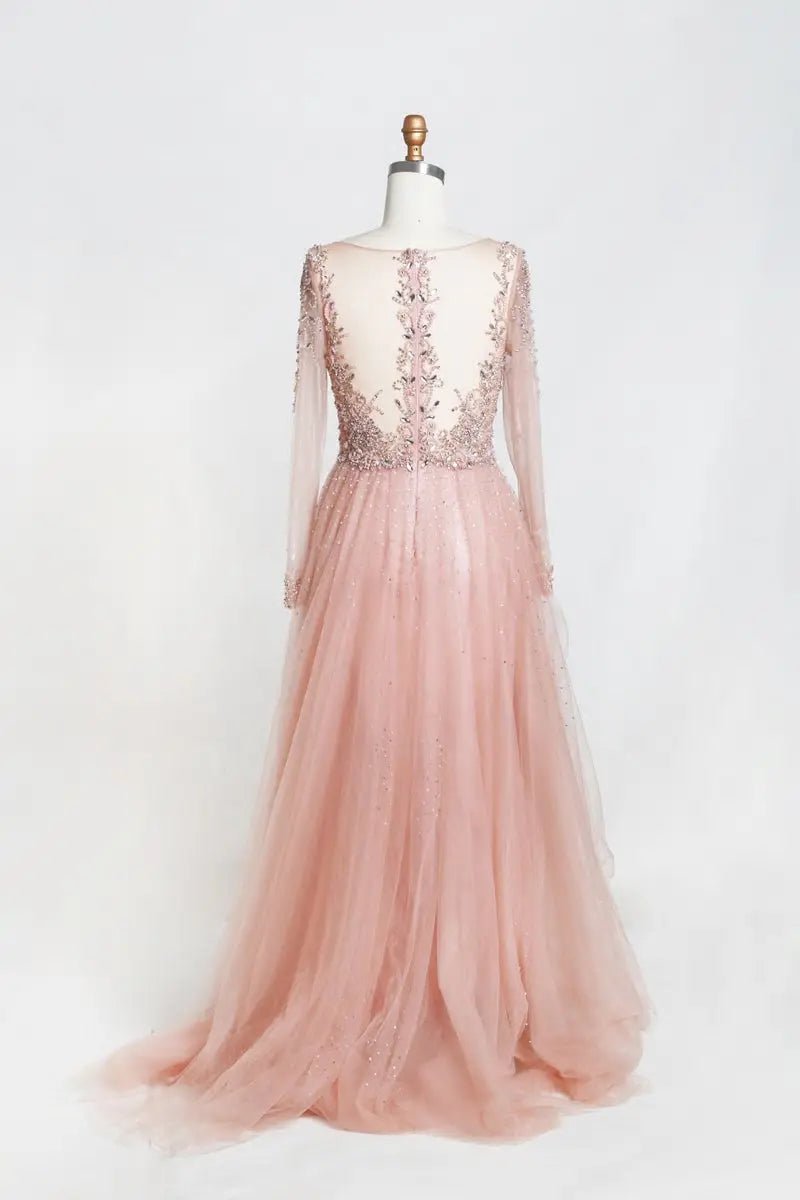 ARABELLA - Beaded Embellished Gown - Mscooco.co.uk