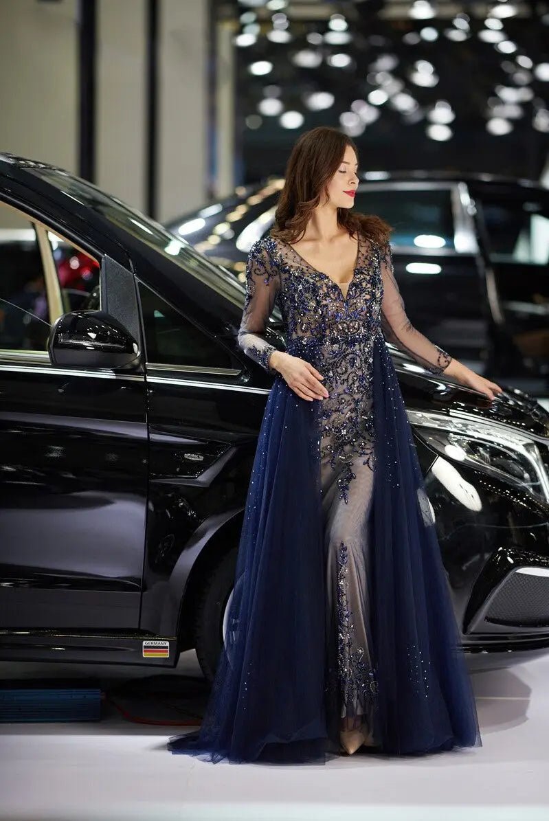 ARABELLA - Beaded Embellished Gown - Mscooco.co.uk