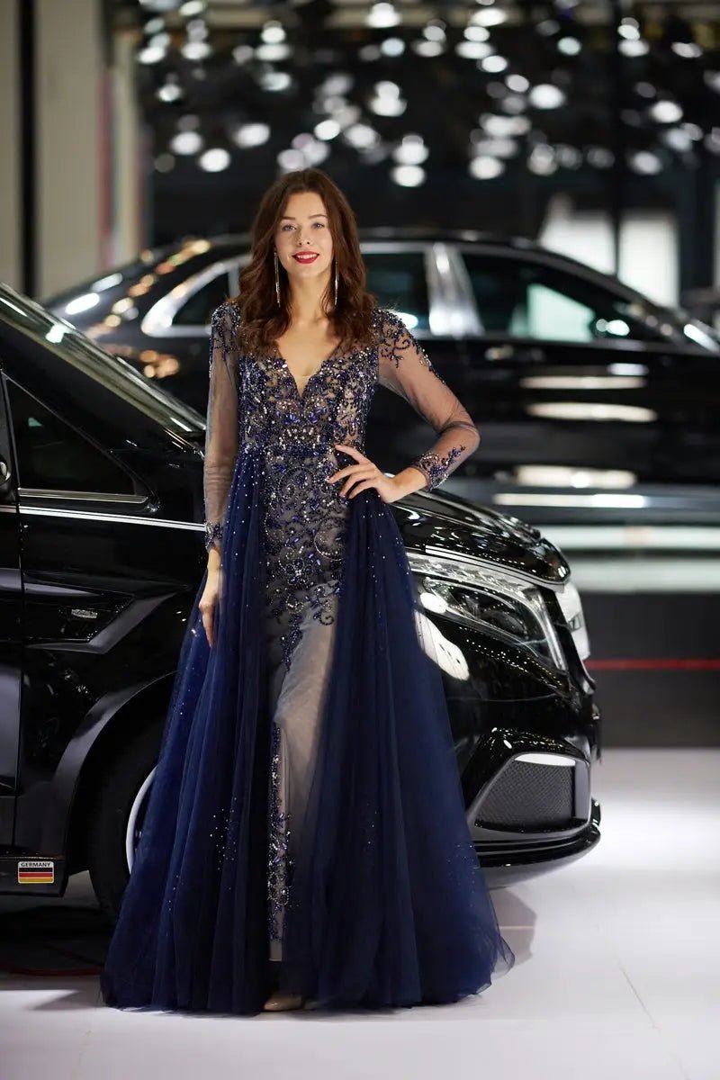 ARABELLA - Beaded Embellished Gown - Mscooco.co.uk