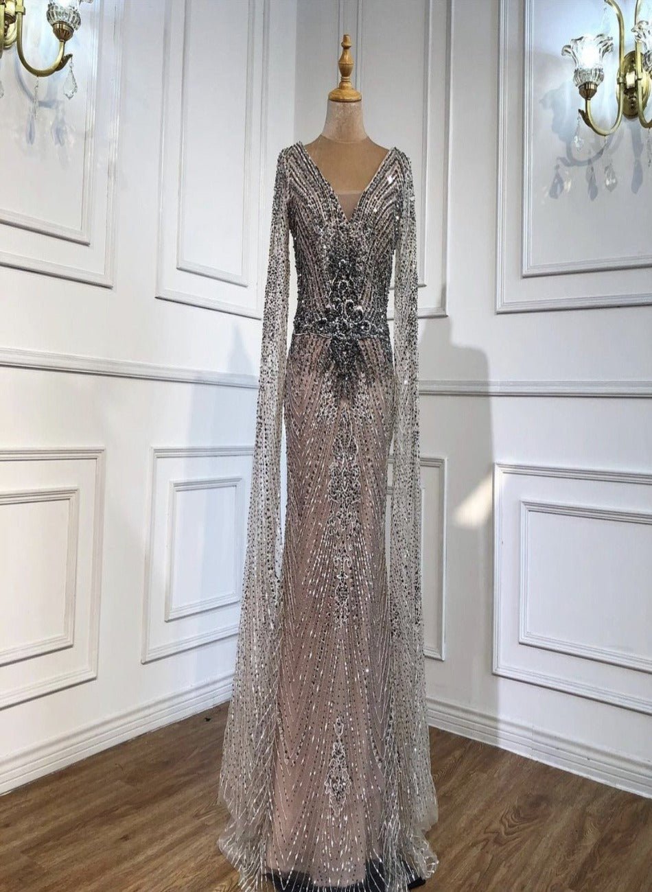 Azalea Luxury Mermaid Evening Dress - Mscooco.co.uk