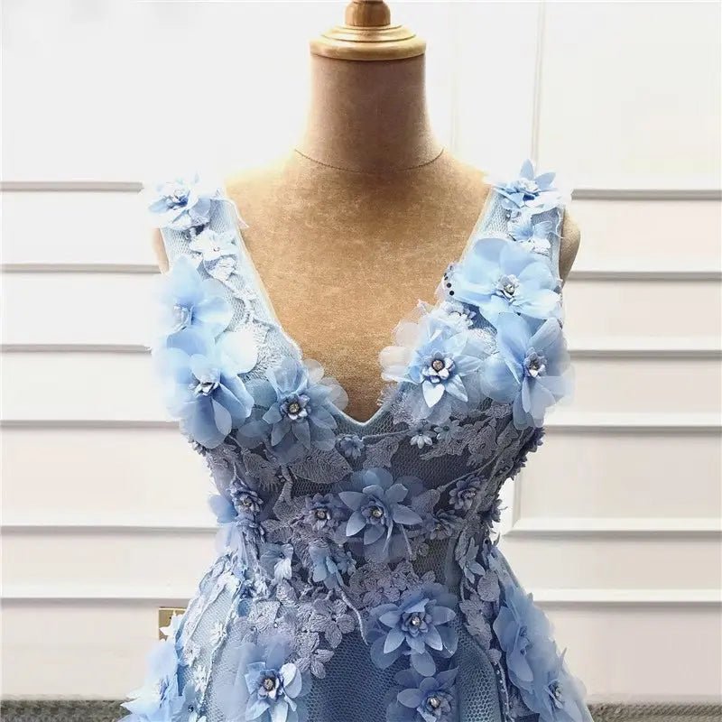 Cecilia - Handmade Flowers Gown - Mscooco.co.uk