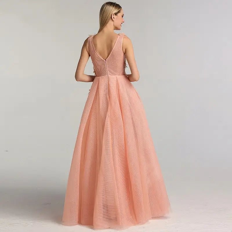 Cecilia - Handmade Flowers Gown - Mscooco.co.uk