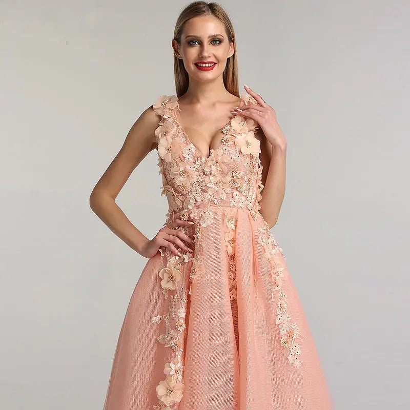 Cecilia - Handmade Flowers Gown - Mscooco.co.uk