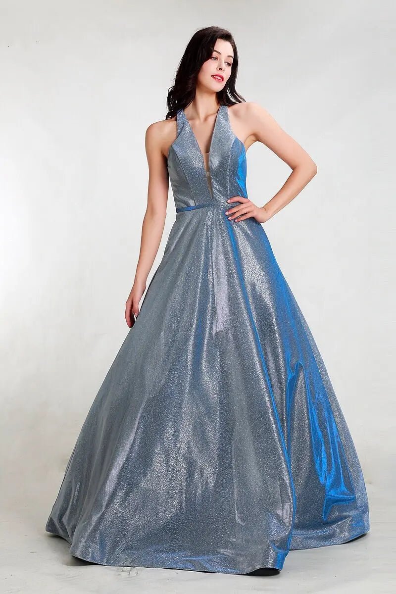 Elegant Simple Shining Gown - Mscooco.co.uk