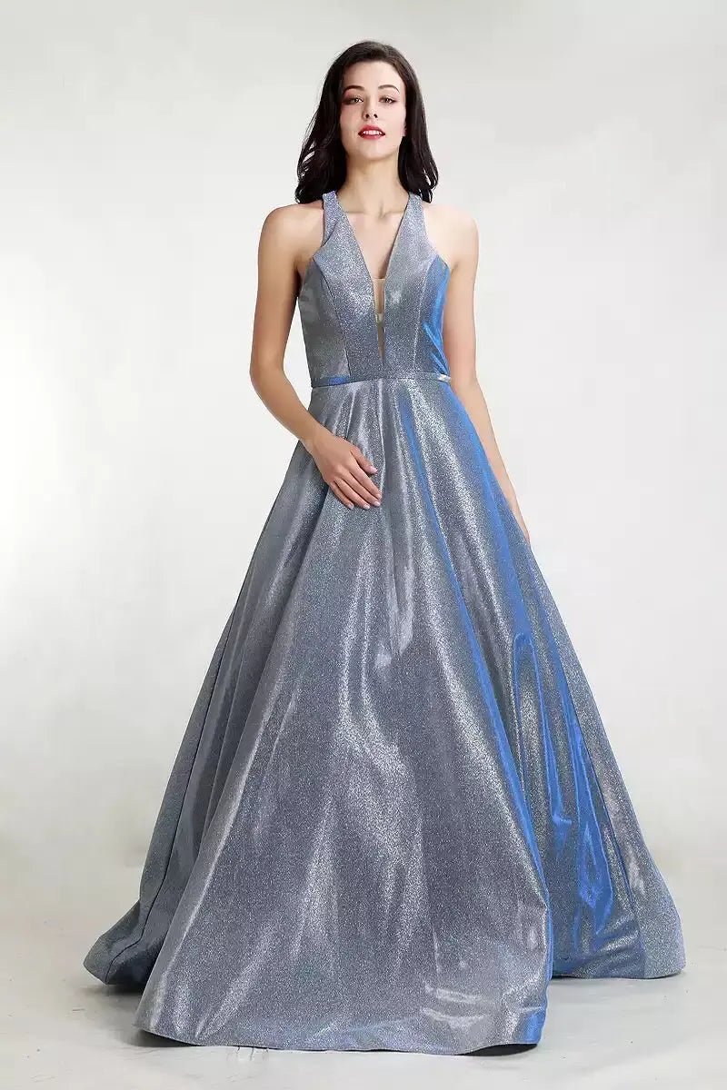 Elegant Simple Shining Gown - Mscooco.co.uk