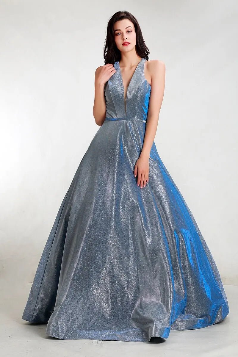 Elegant Simple Shining Gown - Mscooco.co.uk
