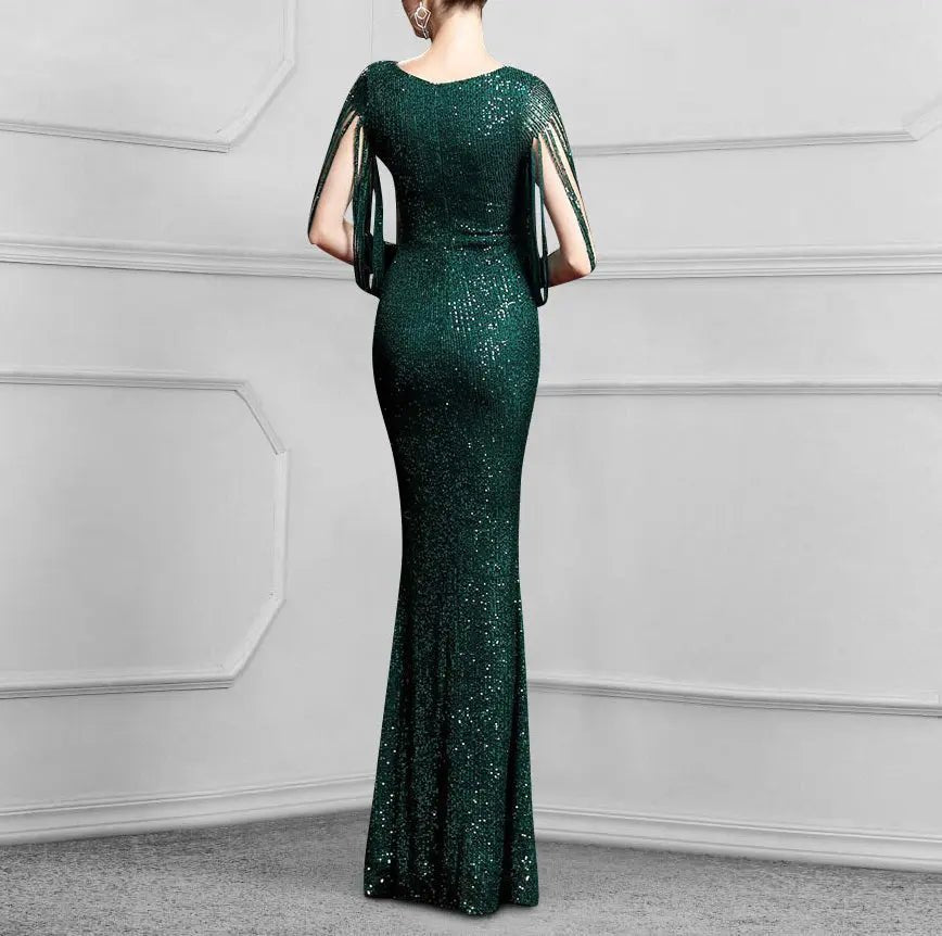 Erina sequins Mermaid Evening Dress - Mscooco.co.uk