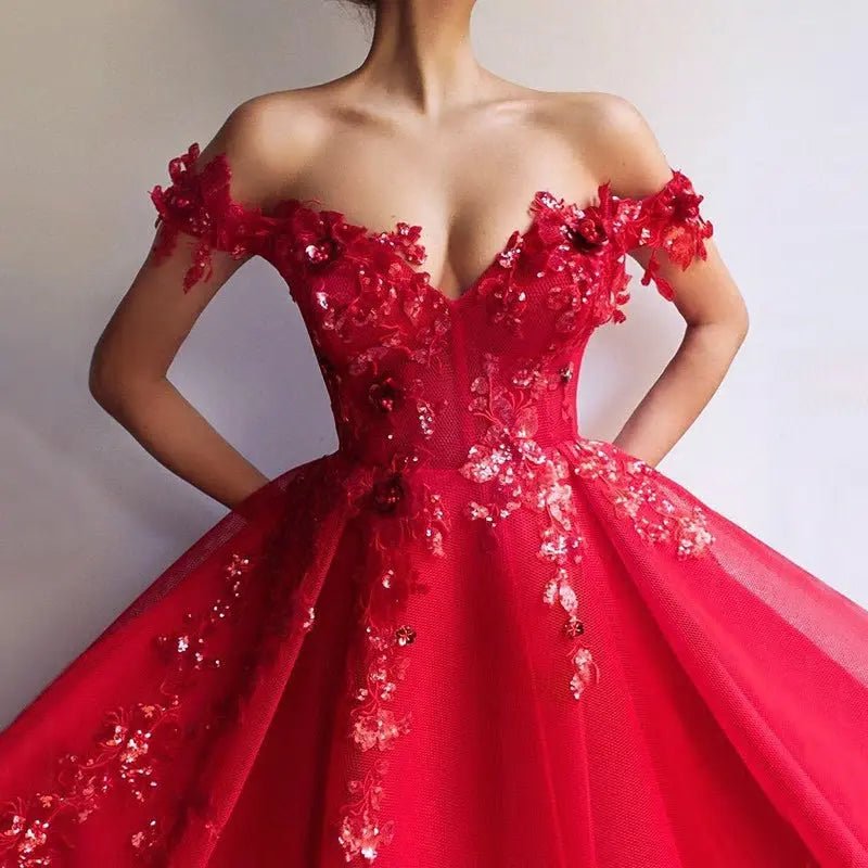 Estrella Red - Gown - Mscooco.co.uk