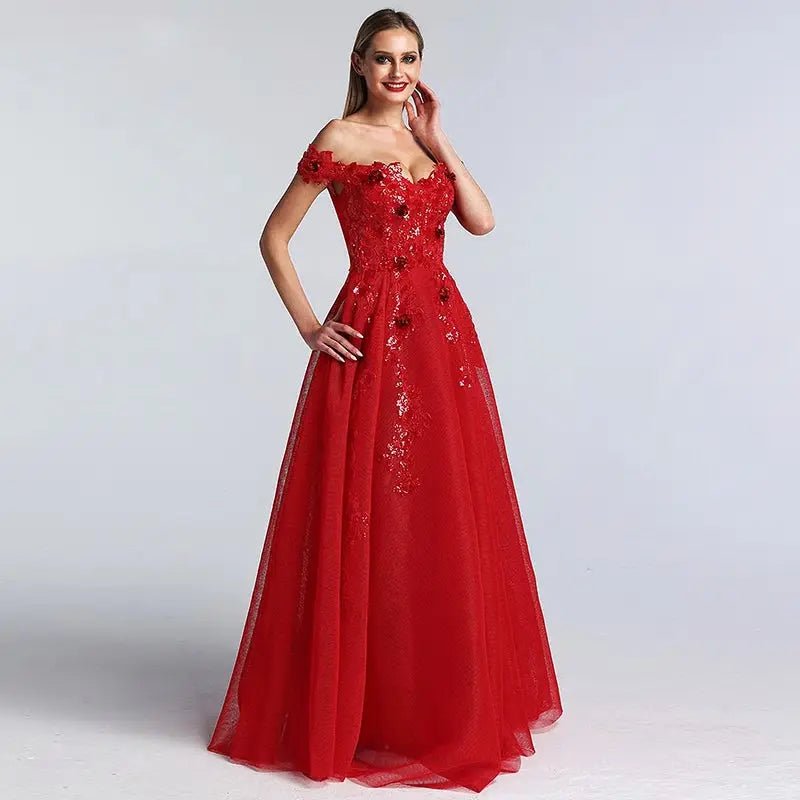 Estrella Red - Gown - Mscooco.co.uk