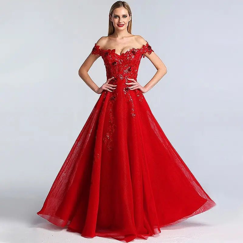 Estrella Red - Gown - Mscooco.co.uk