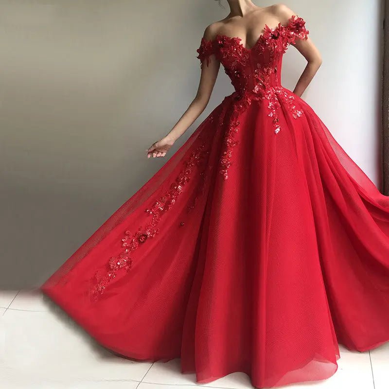 Estrella Red - Gown - Mscooco.co.uk