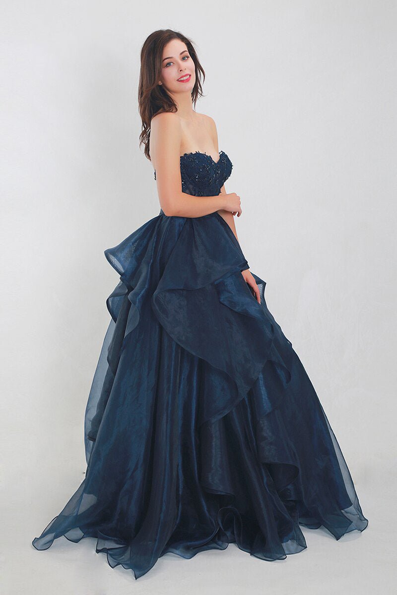 Frishtah - Embroidered Evening Dress - Mscooco.co.uk