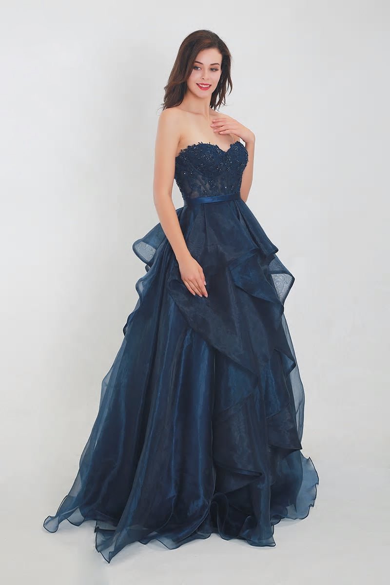 Frishtah - Embroidered Evening Dress - Mscooco.co.uk