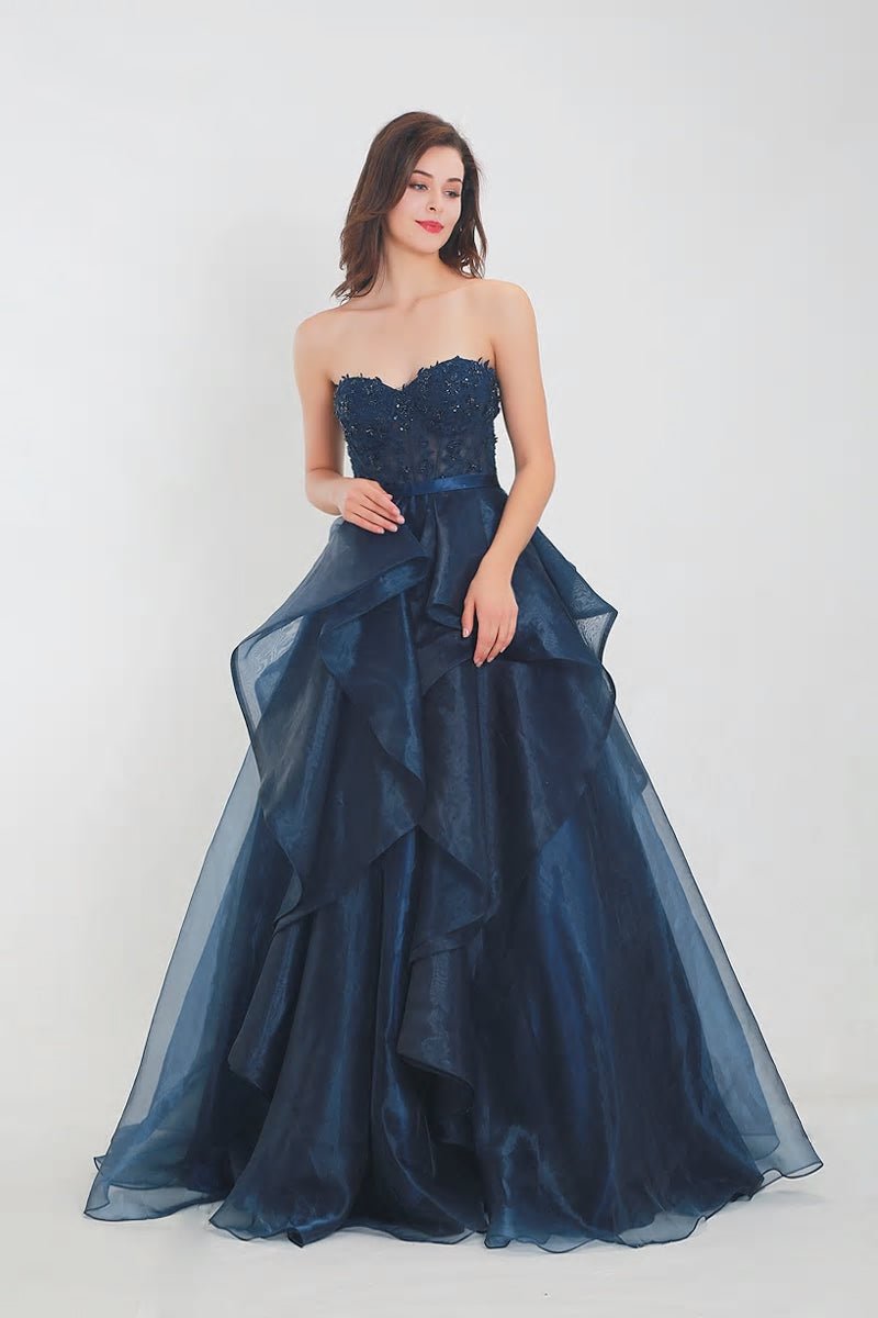 Frishtah - Embroidered Evening Dress - Mscooco.co.uk