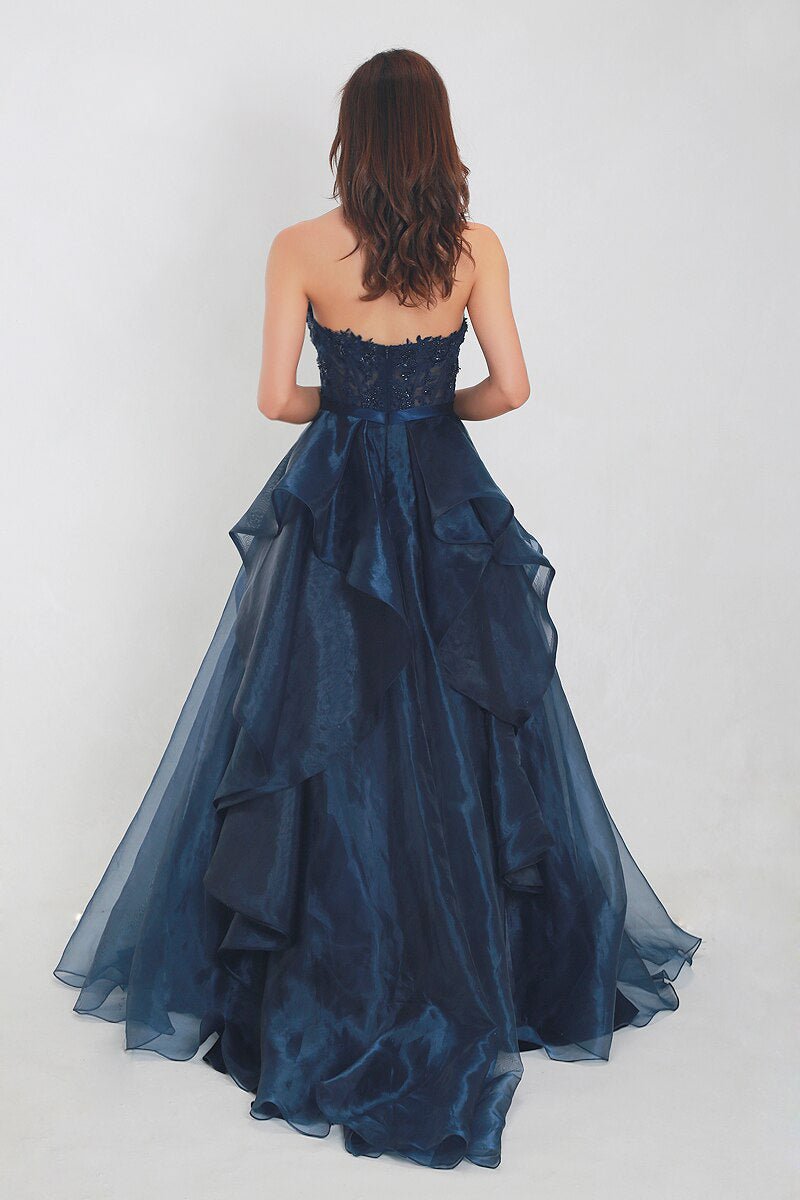 Frishtah - Embroidered Evening Dress - Mscooco.co.uk