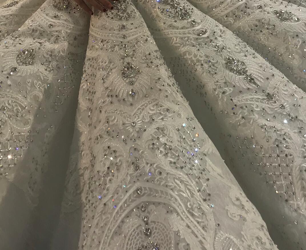 Full Beading Wedding Dress - Mscooco.co.uk