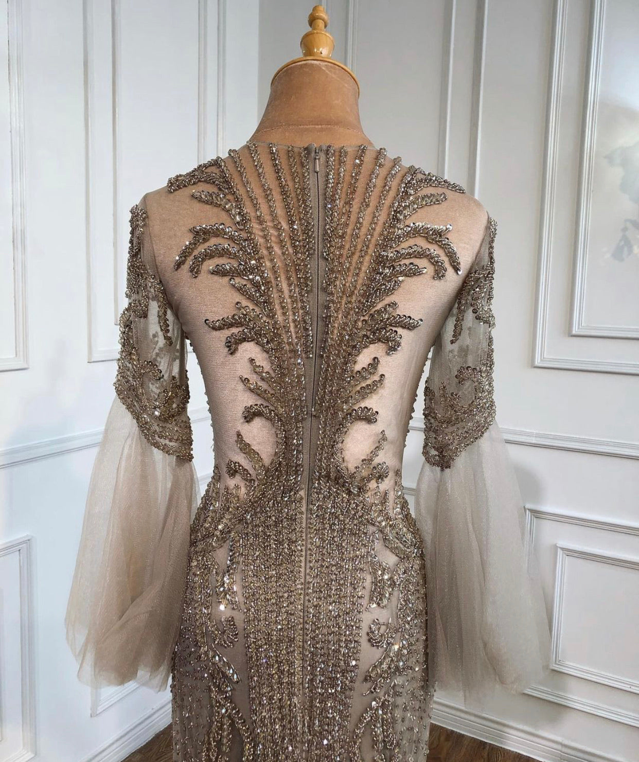 Kamila Beading Embellished Evening Dress MSCOOCO