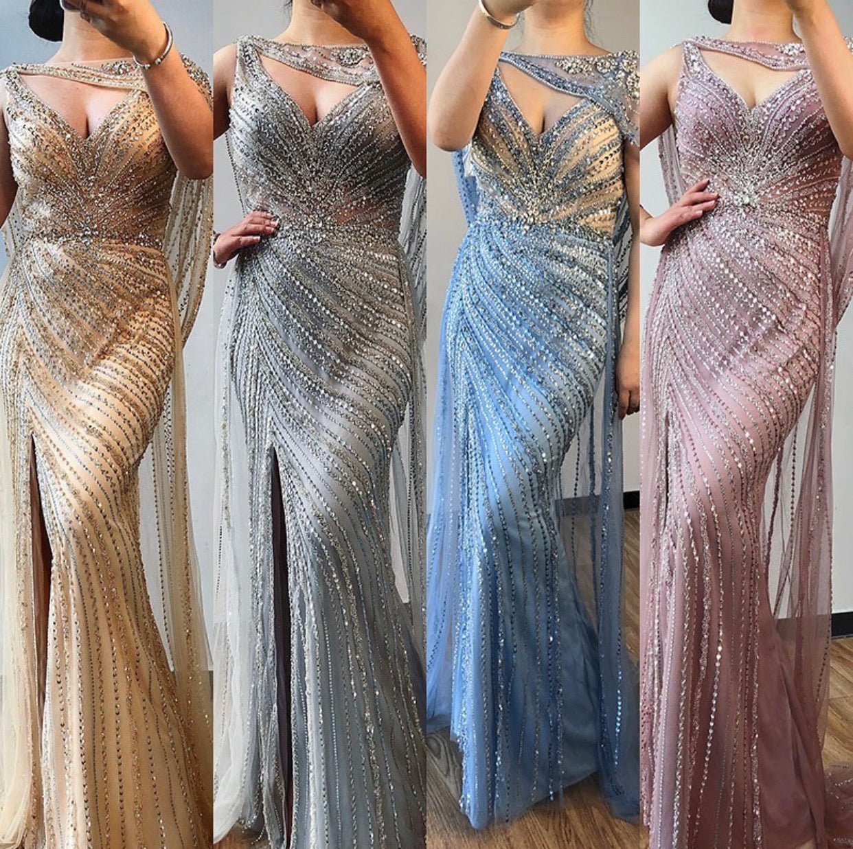 Kylie - Khaki Maxi Dress - Mscooco.co.uk