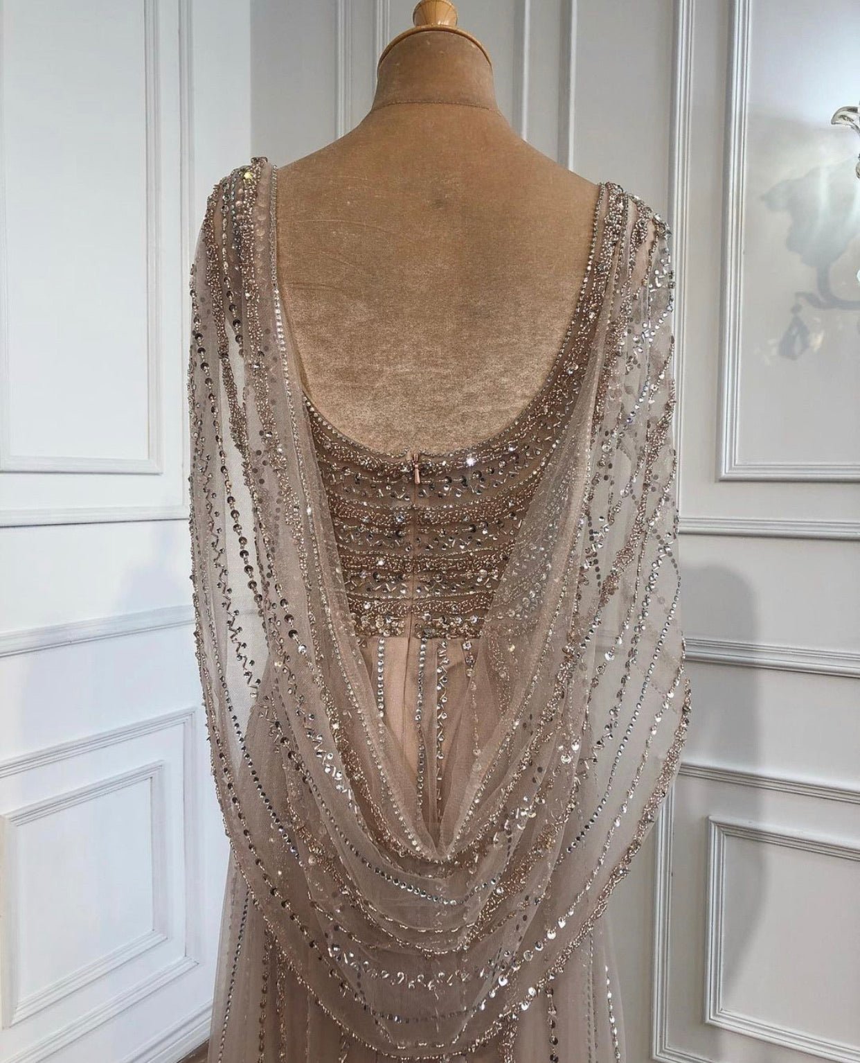 Kylie - Khaki Maxi Dress - Mscooco.co.uk