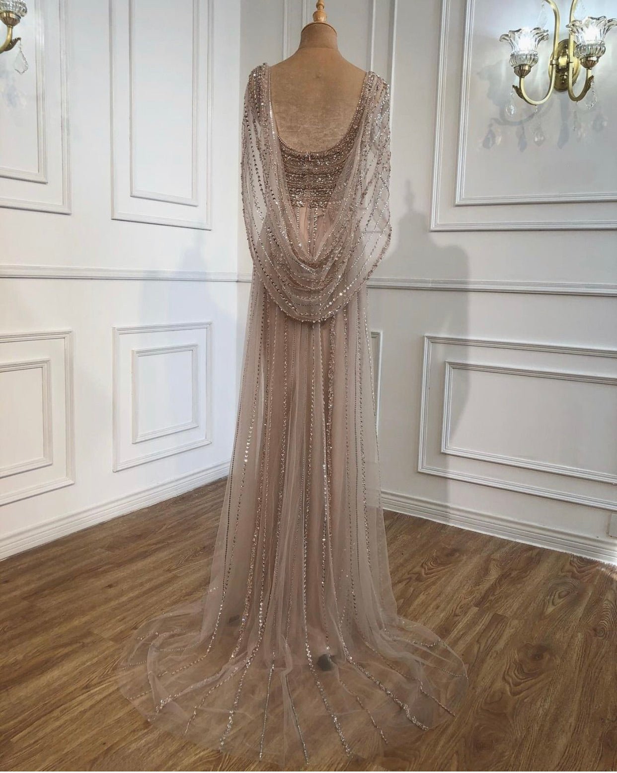 Kylie - Khaki Maxi Dress - Mscooco.co.uk