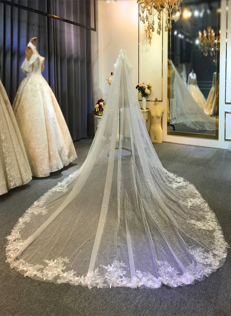 Luxury Long Train Wedding Veil 2020 - Mscooco.co.uk
